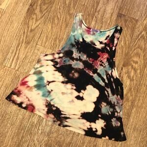 The Hanger Tie Dye Ribbed Muscle Tank Top Size Small